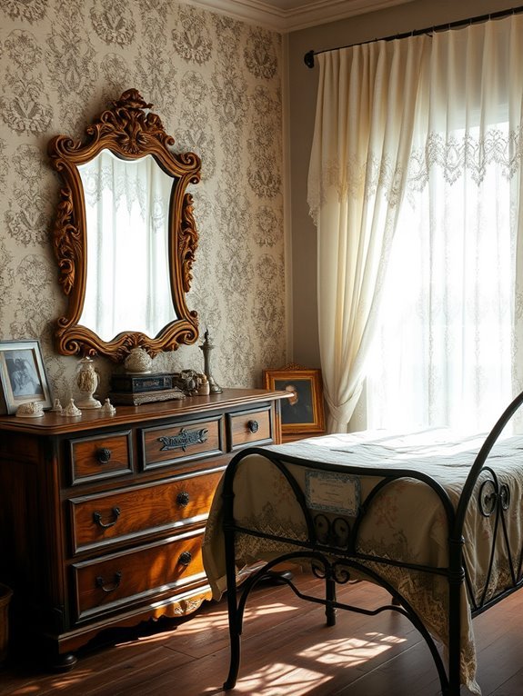 vintage glass and decor