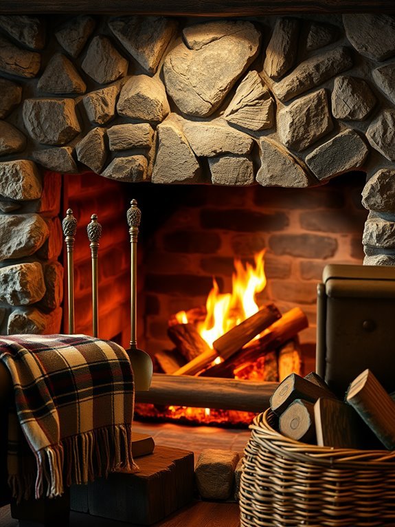 vintage hearth accessory set