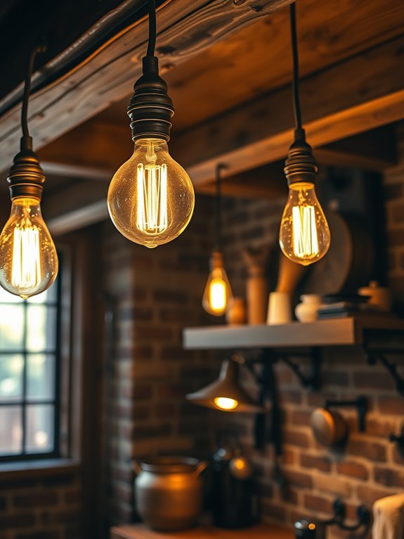vintage inspired lighting aesthetics
