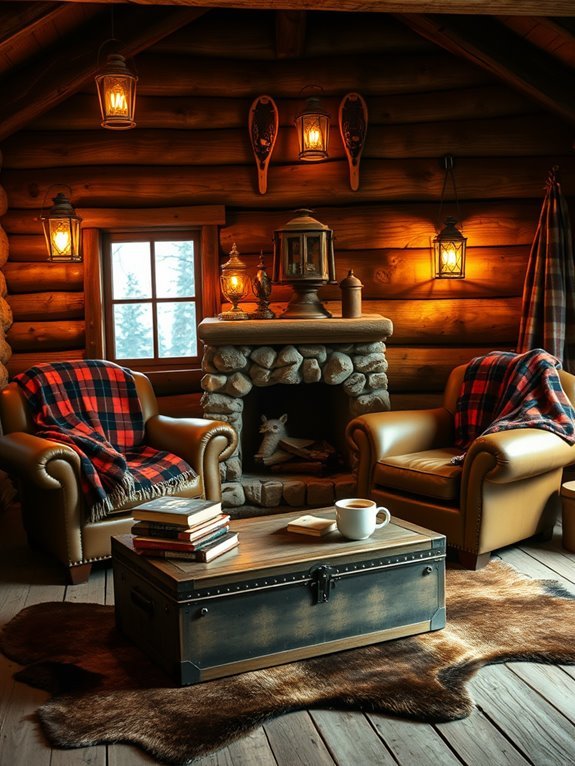 vintage lantern illumination style