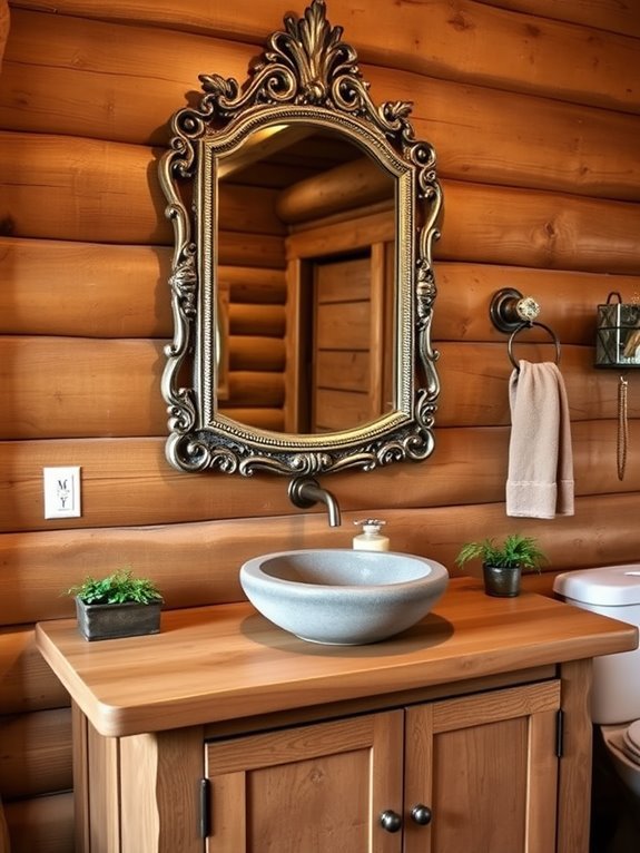 vintage reflective decorative elements