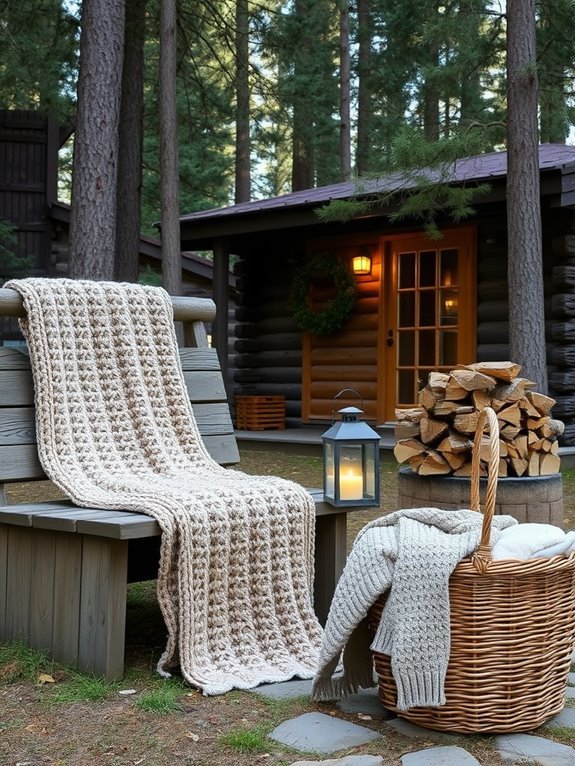 warm and comfortable outdoor blankets