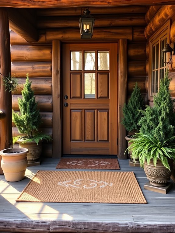 warm and inviting entrance