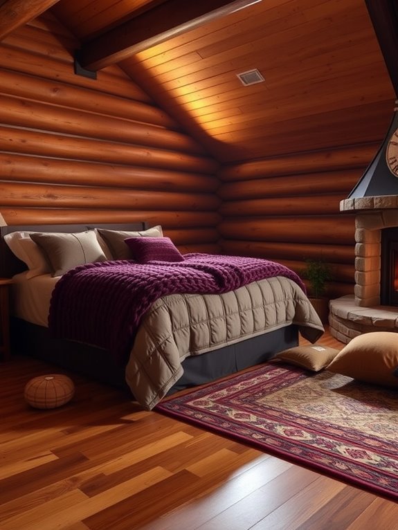 warm and inviting fabrics