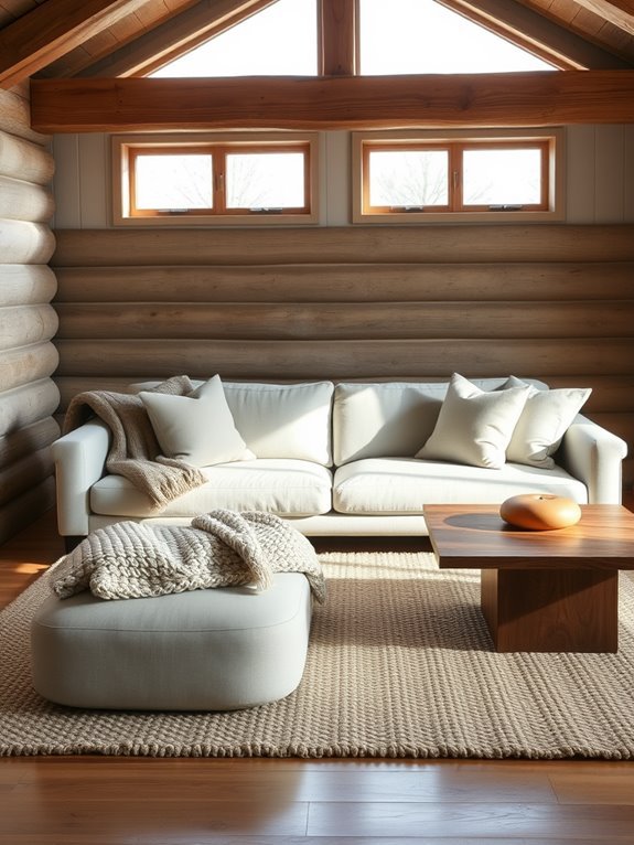 warm and inviting fabrics
