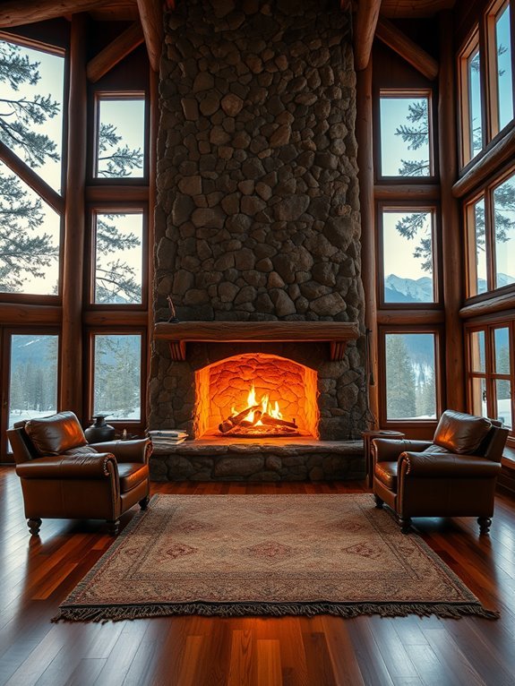 warm and inviting hearth