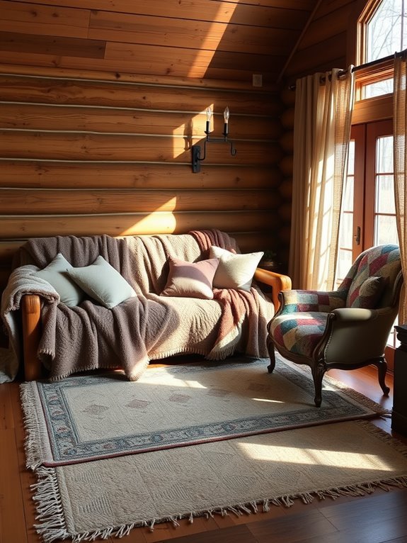 warm and inviting textiles