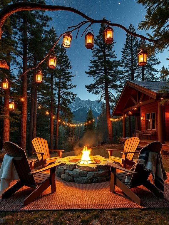 warm outdoor gathering spot