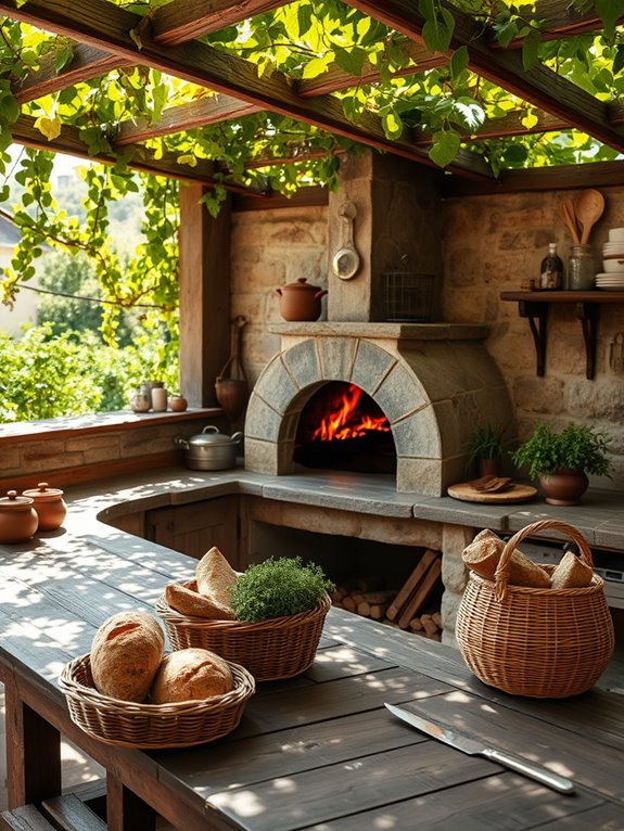 warm rustic cooking experience