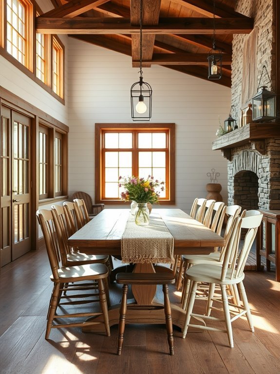 warm rustic home atmosphere
