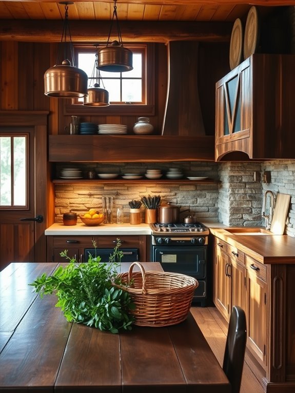 warm rustic timber escapes