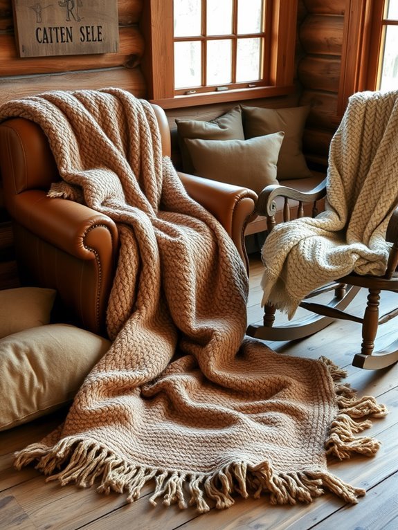 warm soft textiles comfort