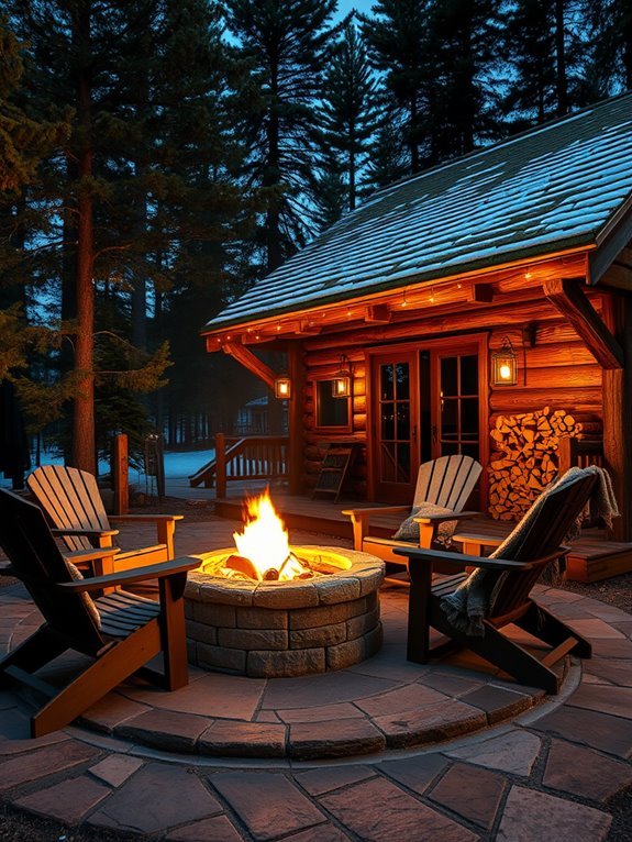 warmth and ambiance outdoors