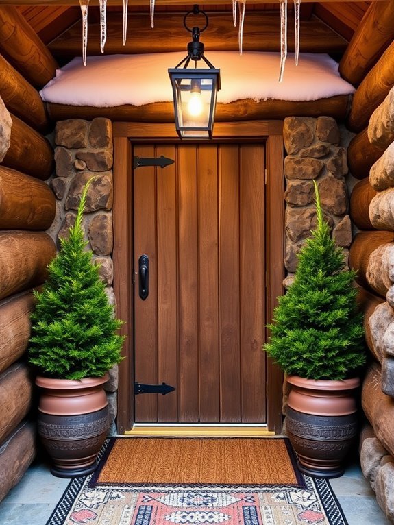 welcoming and stylish entrance