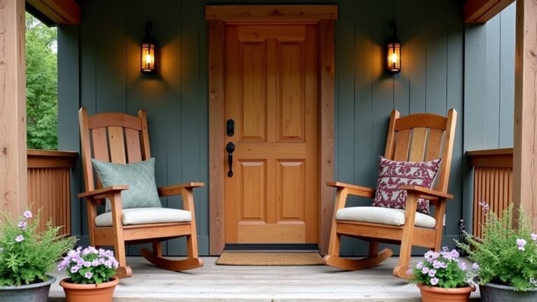 welcoming cabin porch designs