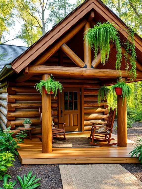 welcoming outdoor living space