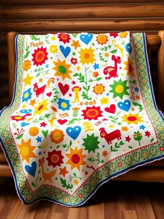 whimsical and colorful patterns