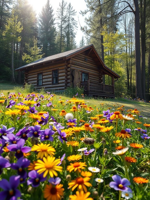 wildflowers for edible landscaping