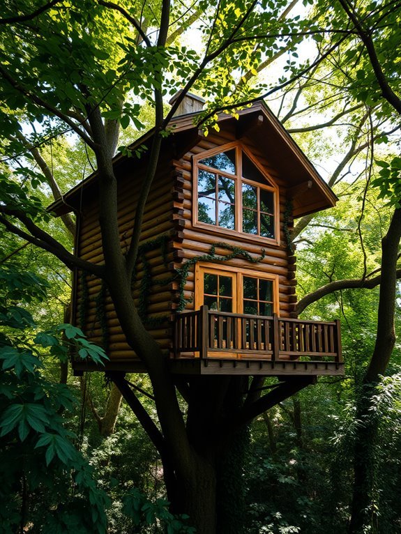 wildlife observation treehouses design
