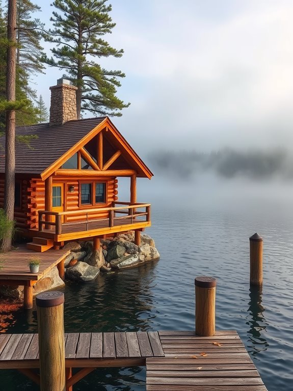 wisconsin waterfront cabin retreat