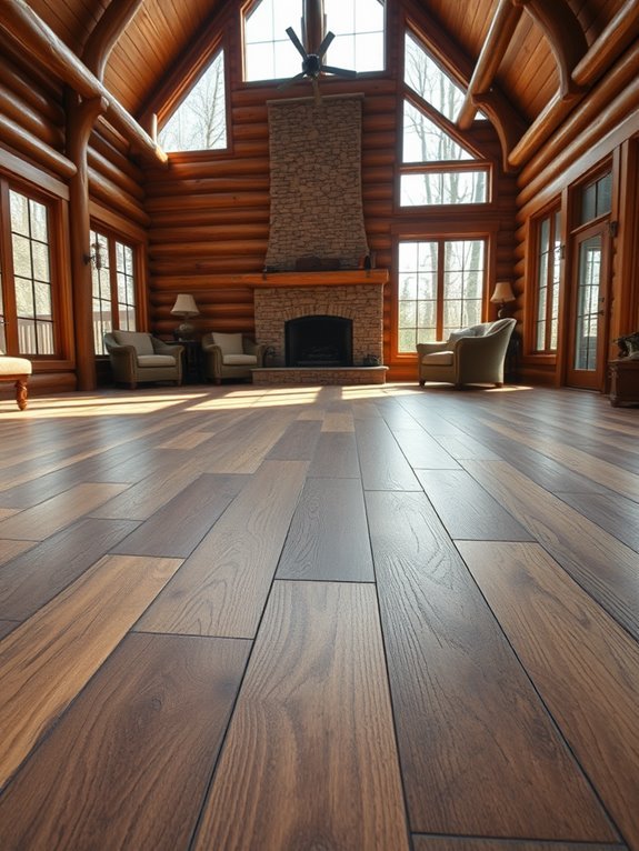 wood like ceramic flooring option