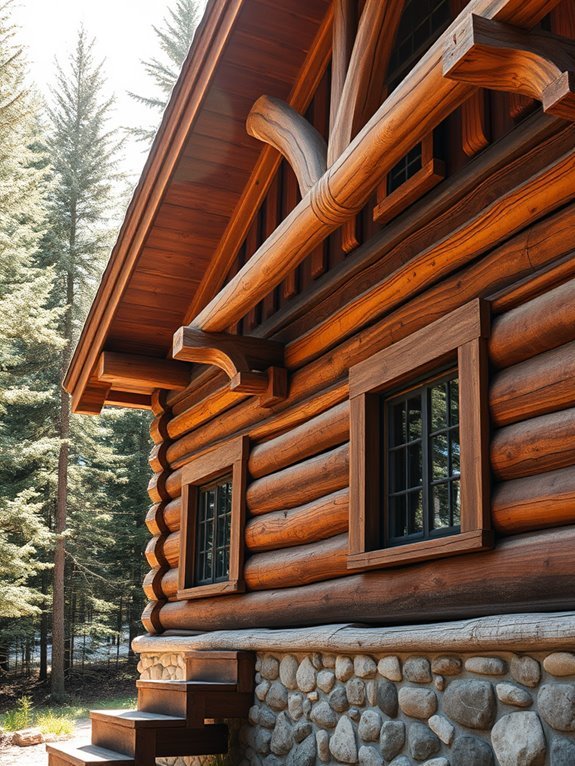 wooden structural framework components