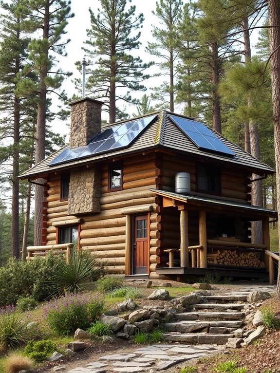 woodland cabin getaway escape